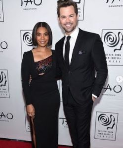 Regina Hall with Andrew Rannells