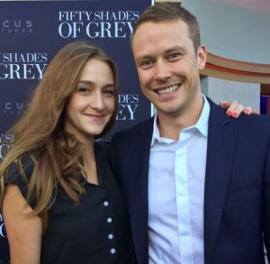 Tessa Richardson with her husband, Michael Dorman