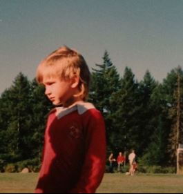 The childhood picture of Greyston Holt