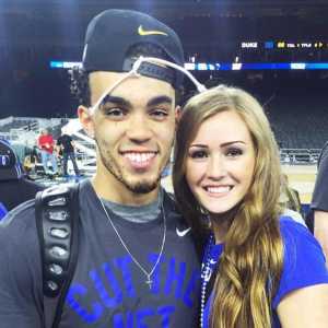 Tyus Jones and Alyssa Goehner