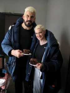 Robert Maillet and his Wife, Laura Eaton