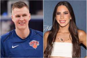 Kristaps Porzingis and Jen Selter