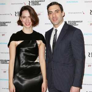 Morgan Spector with Rebecca Hall 