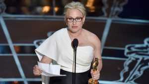 Patricia Arquette Wins Oscars Supporting Actress