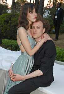 Stacy Martin & Daniel Blumberg at the amfAR Gala Cannes 2017