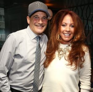 Diane Gilman with Philip Bloch celebrating 20 years on HSN