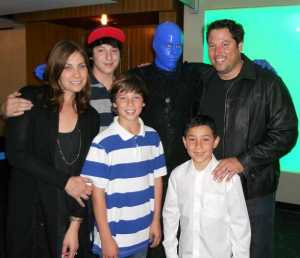 Gregory Grunberg with his Wife and Children