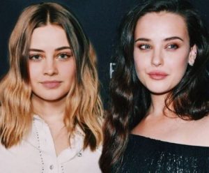 Josephine Langford with her sister, Katherine Langford