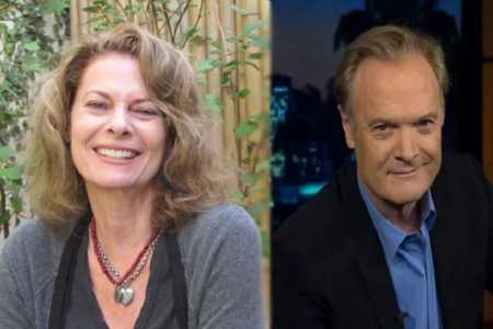 Kathryn Harrold with her ex-husband Lawrence O'Donnell