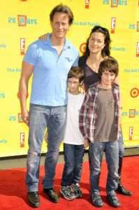 Steven Weber & his wife,Julliete Weber with their Children