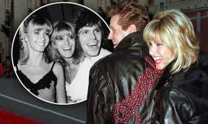 Jeff Conaway and his 2nd wife, Rona Newton-John