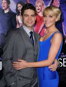 Ashley Spencer with her Husband, Jeremy Jordan