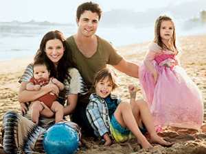 Nathan West & his Wife, Chyler Leigh with their Children