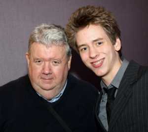 Ian McNeice with his son, Travers McNeice