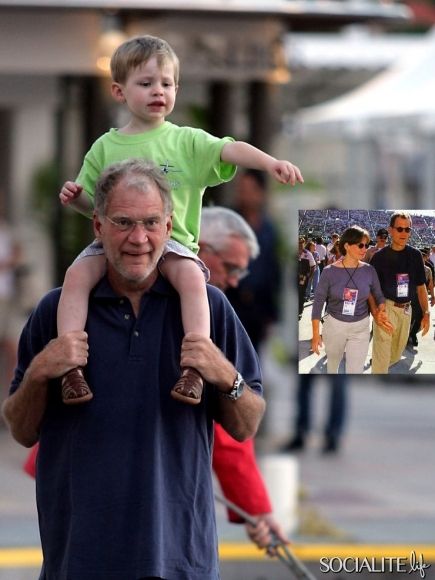 Harry Joseph Letterman with his father, David Letterman