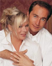Letitia Dean with her ex-husband, Jason Pethers photo