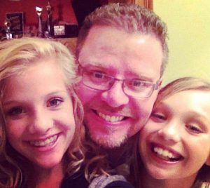 Randy Hyland with her two daughter, Brooke and Paige