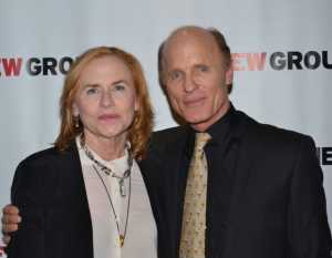 Amy Madigan With Her Husband.