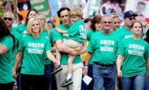 Jim Carrey participated in the Green our Vaccines program.