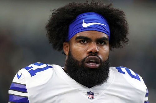 Image of a football player Ezekiel Elliotta