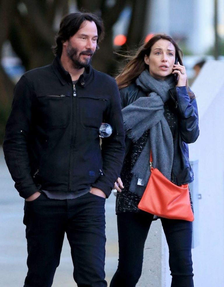 Keanu Reeves and his rumored girlfriend Jamie Clayton picture. 