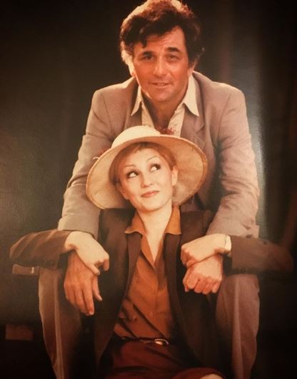 Peter Falk with his second wife  Shera Danese 