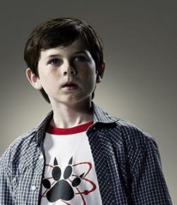 The childhood picture of Chandler Riggs