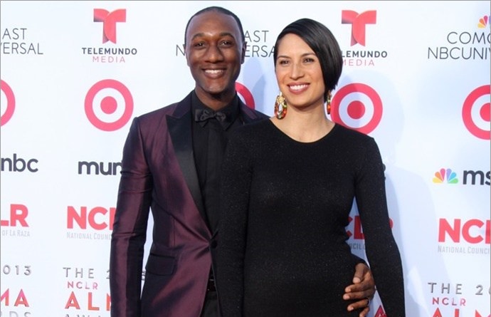 Aloe Blacc and his wife Maya Jupiter image