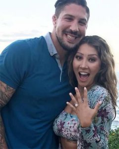 Joanna Zanella and Brendan Schaub