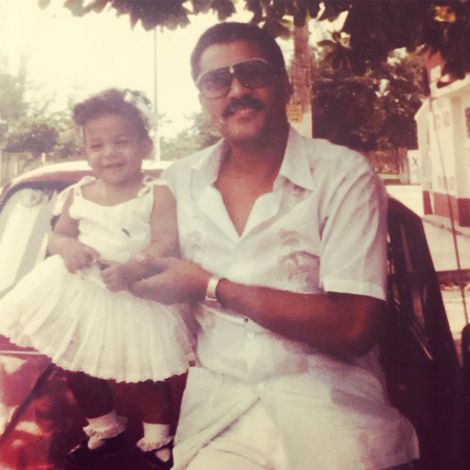 MJ Acosta and her father