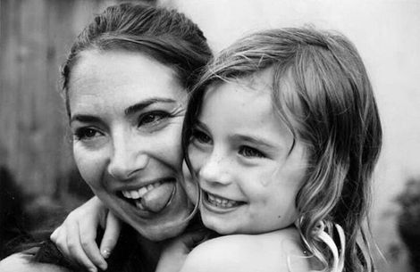Rebecca Soteros and her daughter