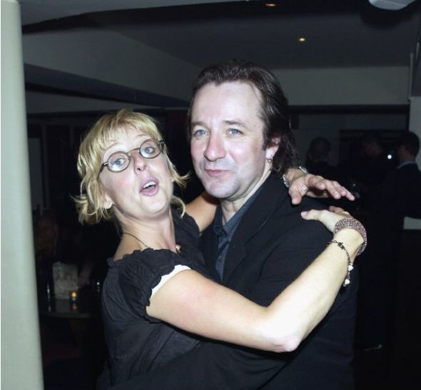 Ian Dunn and his late wife Emma Chambers