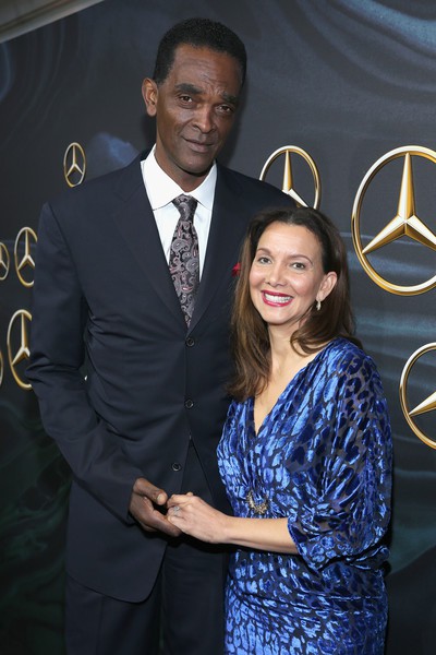 Aleize Sampson with her ex-husband, Ralph Sampson.