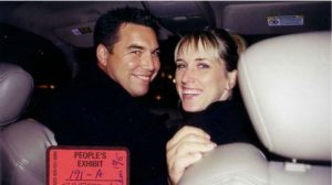 Amber Frey with her ex-boyfriend, Scott Peterson