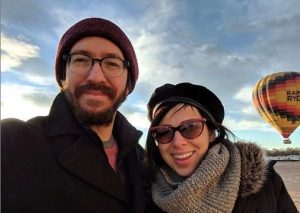 Krysta Rodriguez with her boyfriend, Peter Westervelt.