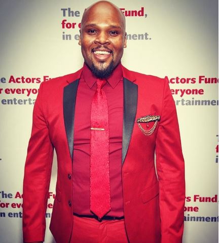 Michael James Scott arrived at the Actorsfundgala.