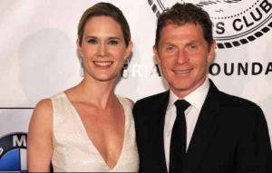 Bobby Flay with his second wife