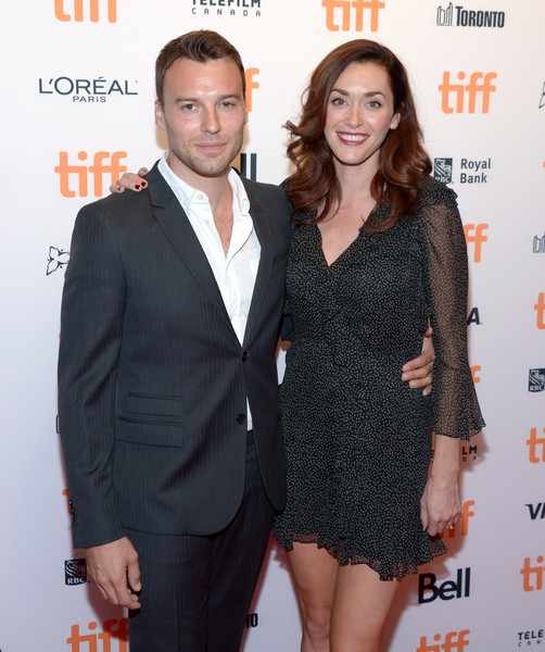 Peter Mooney with his wife, Sarah Powers arrived at the TIFF Soiree during the Toronto International Film Festival at TIFF Bell Lightbox on 7th September 2016, in Toronto, Canada.