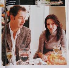 Jeremy Northam with his ex-wife, Liz Moro.