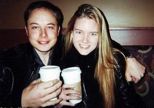 Justine Musk with her ex-husband, Elon.