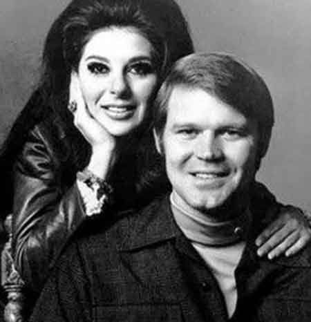 Sarah Barg and her former husband Glen Campbell