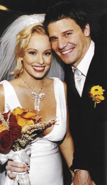 Jaime Bergman and David Boreanaz's wedding ceremony.