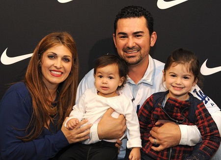 Betsy Gonzalez with her spouse and kids