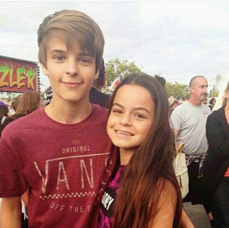 Baylee Fogelmanis and her brother