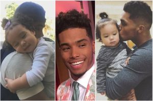 Lovely Father, Rome Flynn with his daughter, Kimiko.