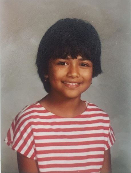 Childhood photo of Karen David.