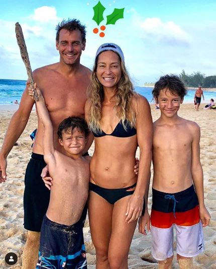 Photo of Ingo Rademacher and his family.