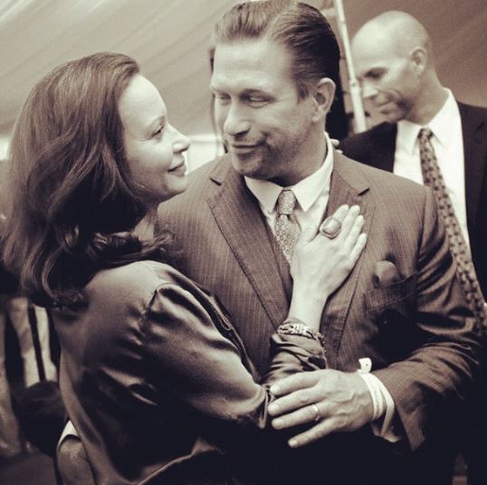 Stephen Baldwin and Kennya Baldwin while dancing.