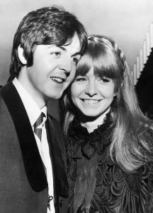 Paul McCartney and his ex-girlfriend, Jane Asher.