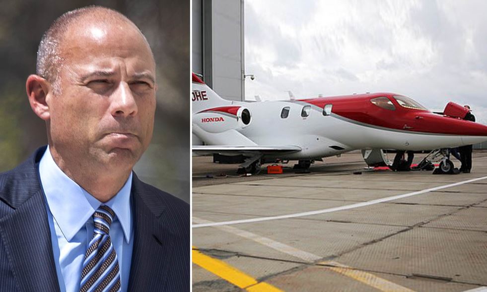 Michael Avenatti's private jet.